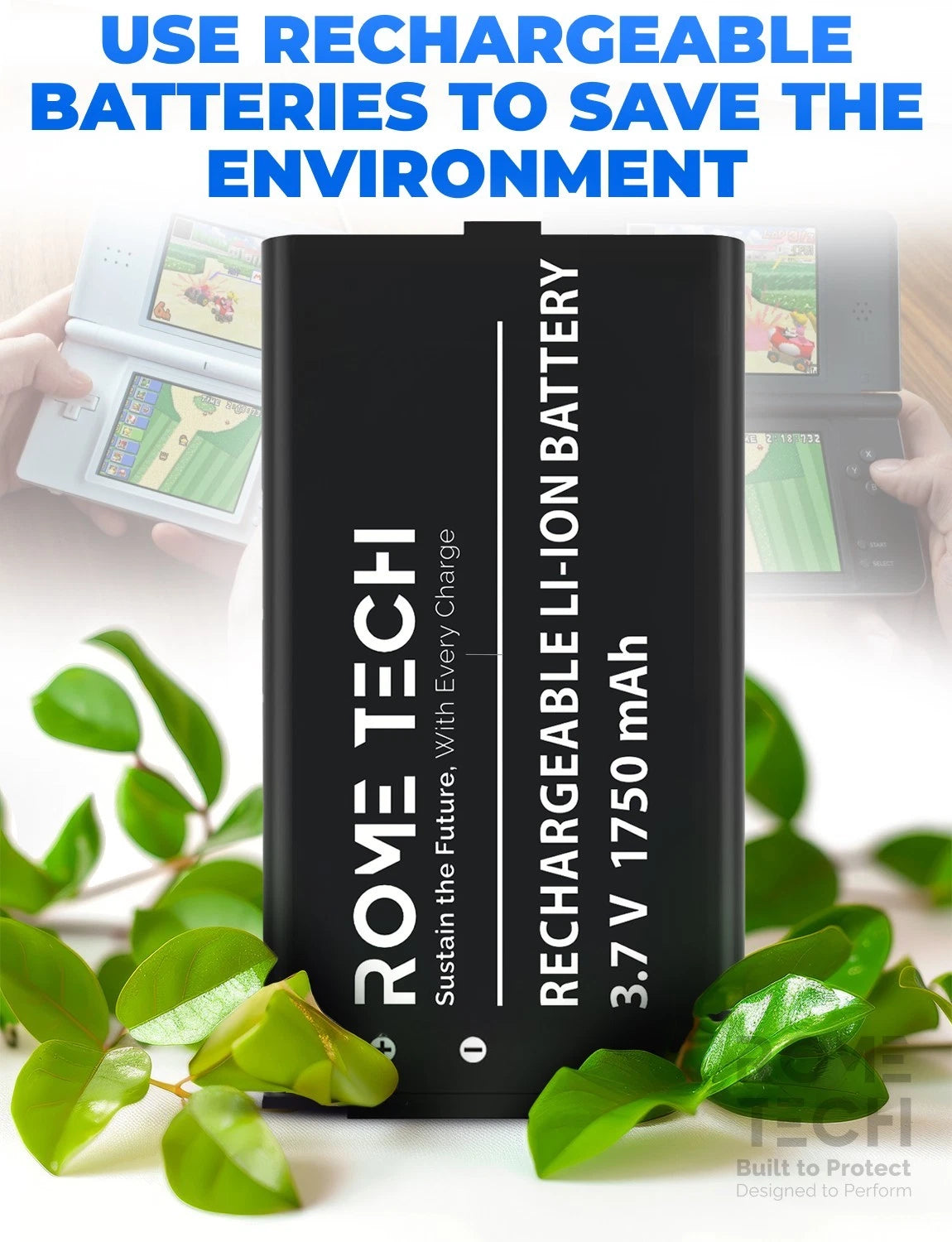 Battery for Nintendo 3DS XL Game Console Battery 1750mAh+Screwdriver