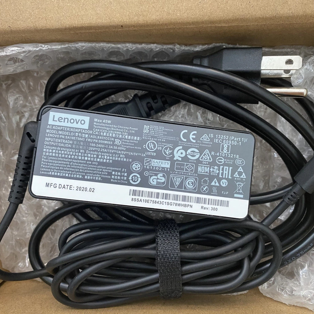 OEM 45W USB-C Power Adapter Charger For Lenovo ThinkPaYoga ADLX45YCC3A 20V 2.25A