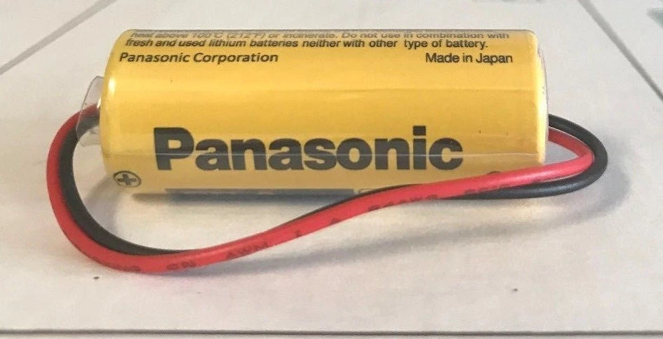 Brand New PANASONIC BR-A 3V Lithium Battery w/ Brown Plug