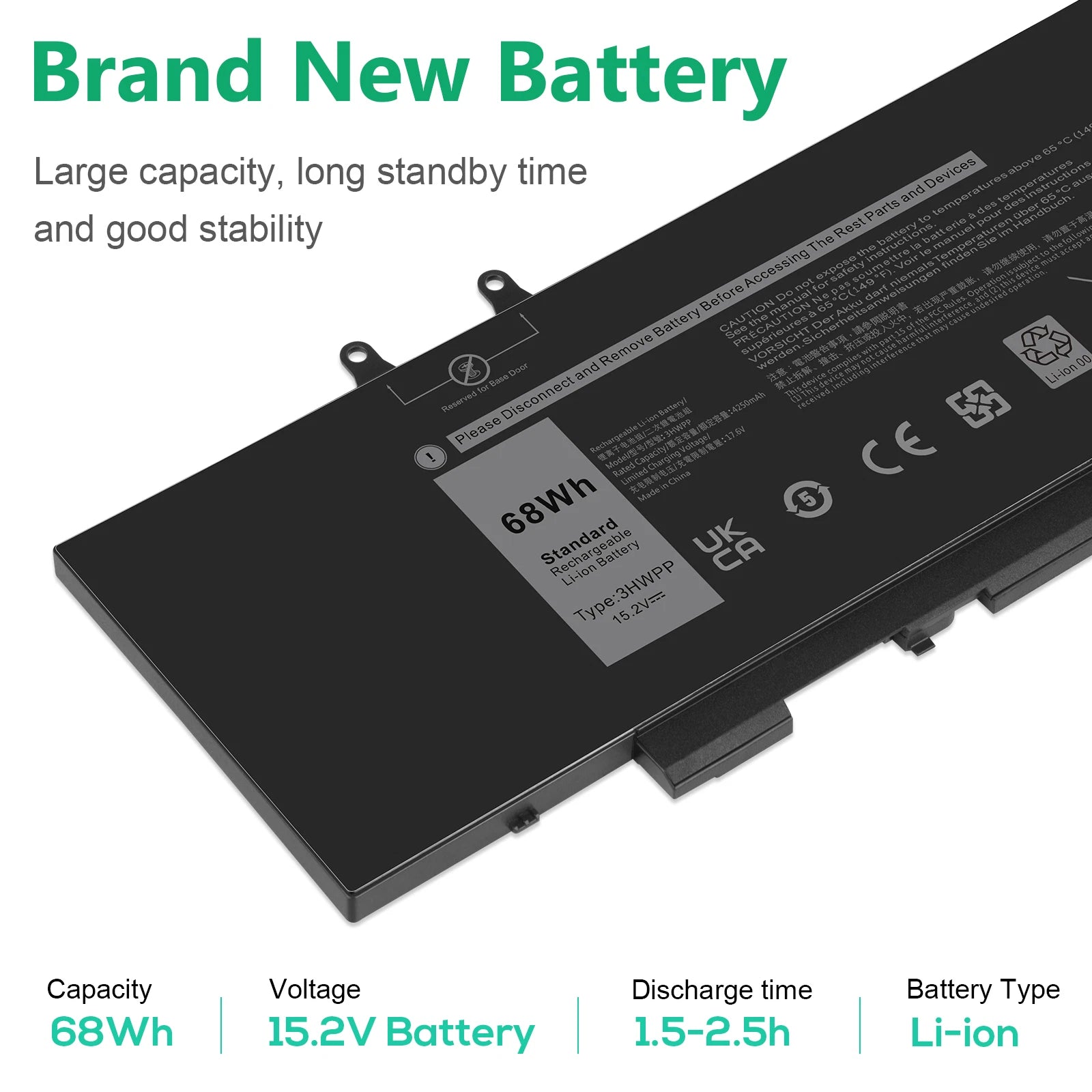 ?LOT 3HWPP BATTERY FOR DELL Latitude 5401 5410 5411 5501 Precision 3541 US
