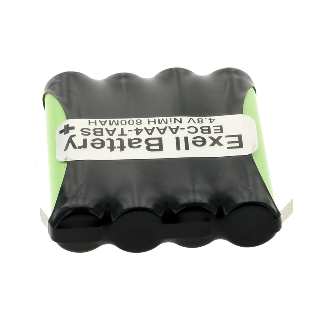 Exell 4.8V 800mAh NiMH Battery Pack w/Tabs for RC Two-Way Radio Cordless Phone