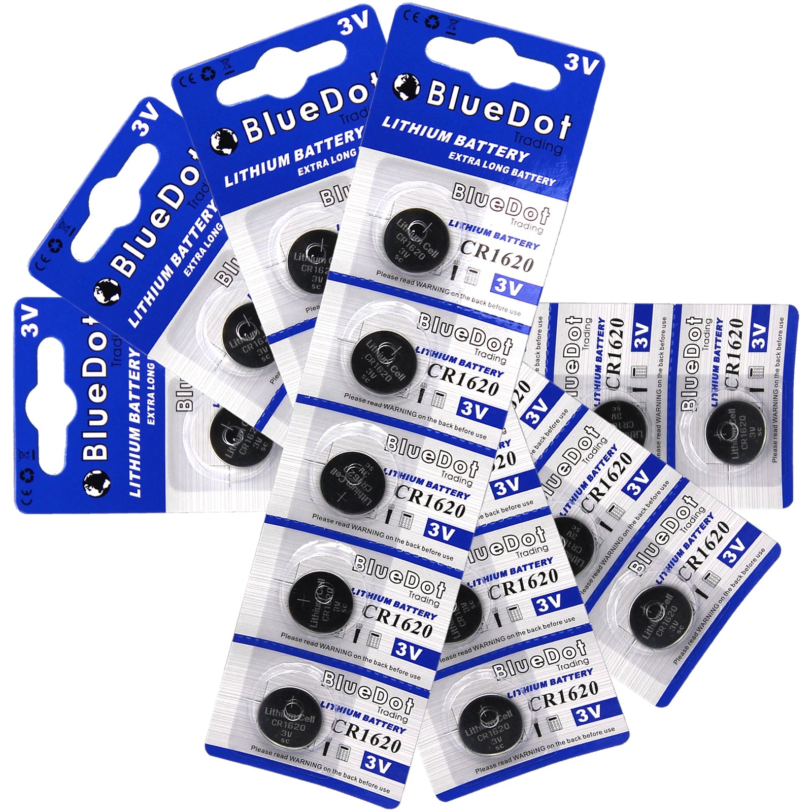 20 CR1620 DL1620 5009LC CR 1620 208-208 L08 Lithium battery USA SELLER FREE SHIP