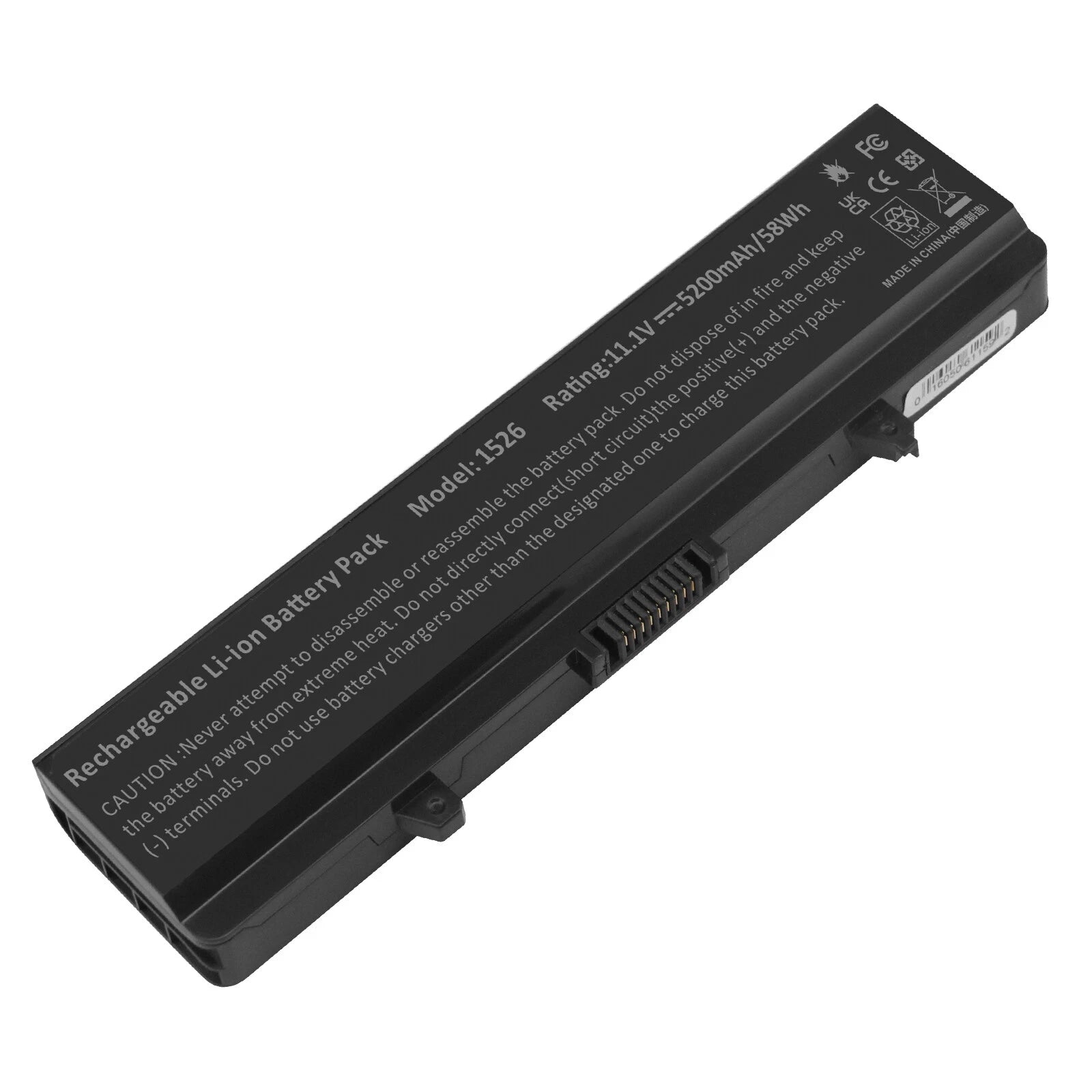 1525 Battery for Dell Inspiron 1526 1440 1545 1546 1750 Vostro 500 X284G 5200mAh