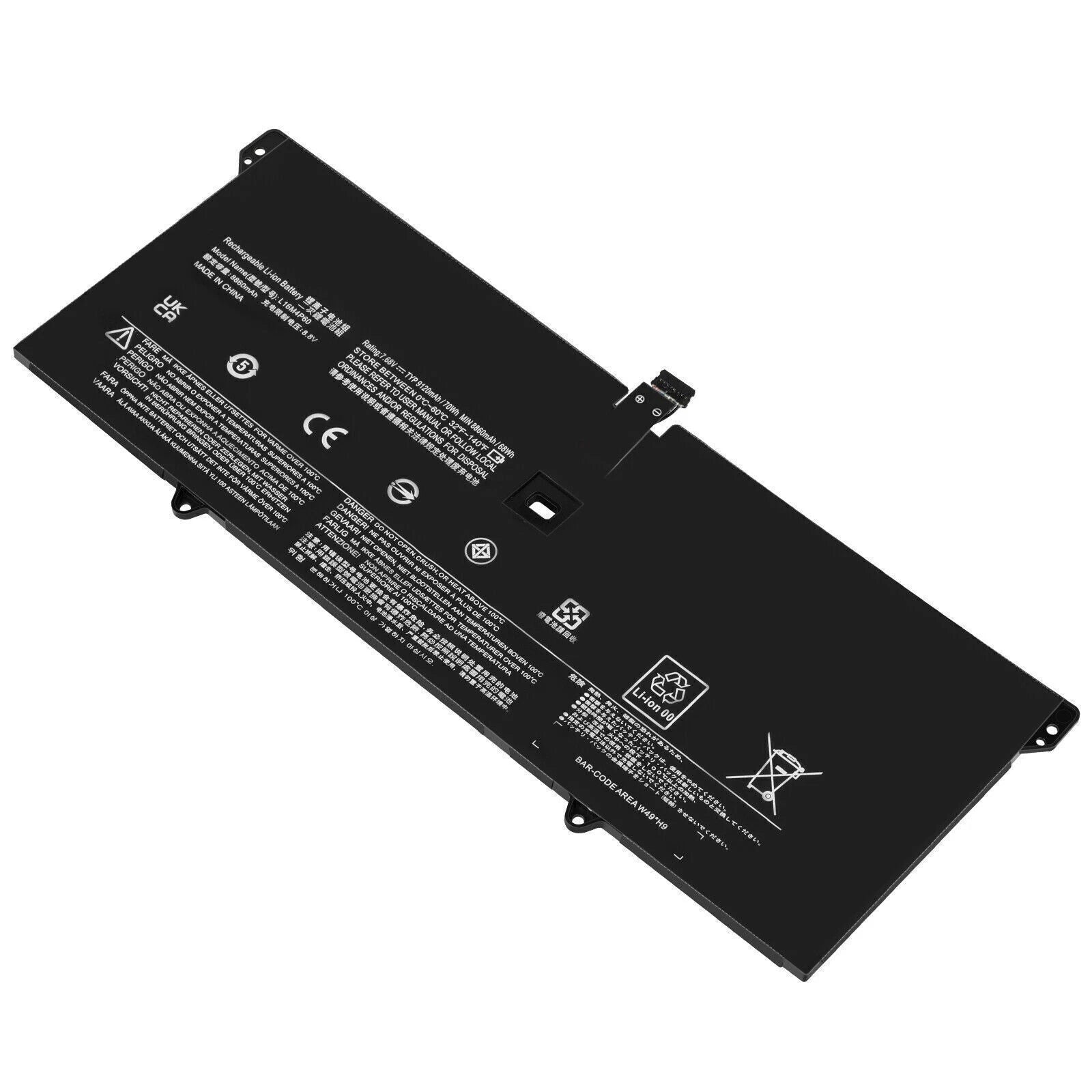 Battery L16M4P60 L16C4P61 For Lenovo Yoga 920 920-13IKB Flex Pro-13IKB 70W 7.68V