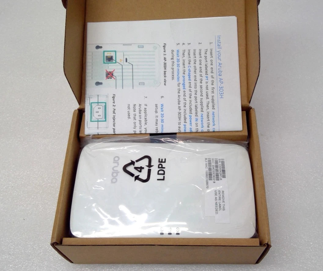 Aruba AP-303H APINH303 Hospitality Access Point dual 802.11ac/n 2x2 MIMO