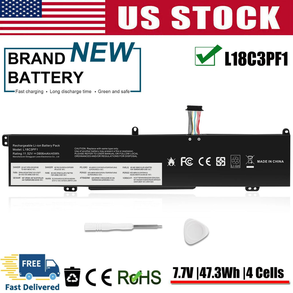 L18C3PF1 L18M3PF1 Battery for Lenovo Ideapad L340-15IRH L340-17IRH Gaming 45Wh