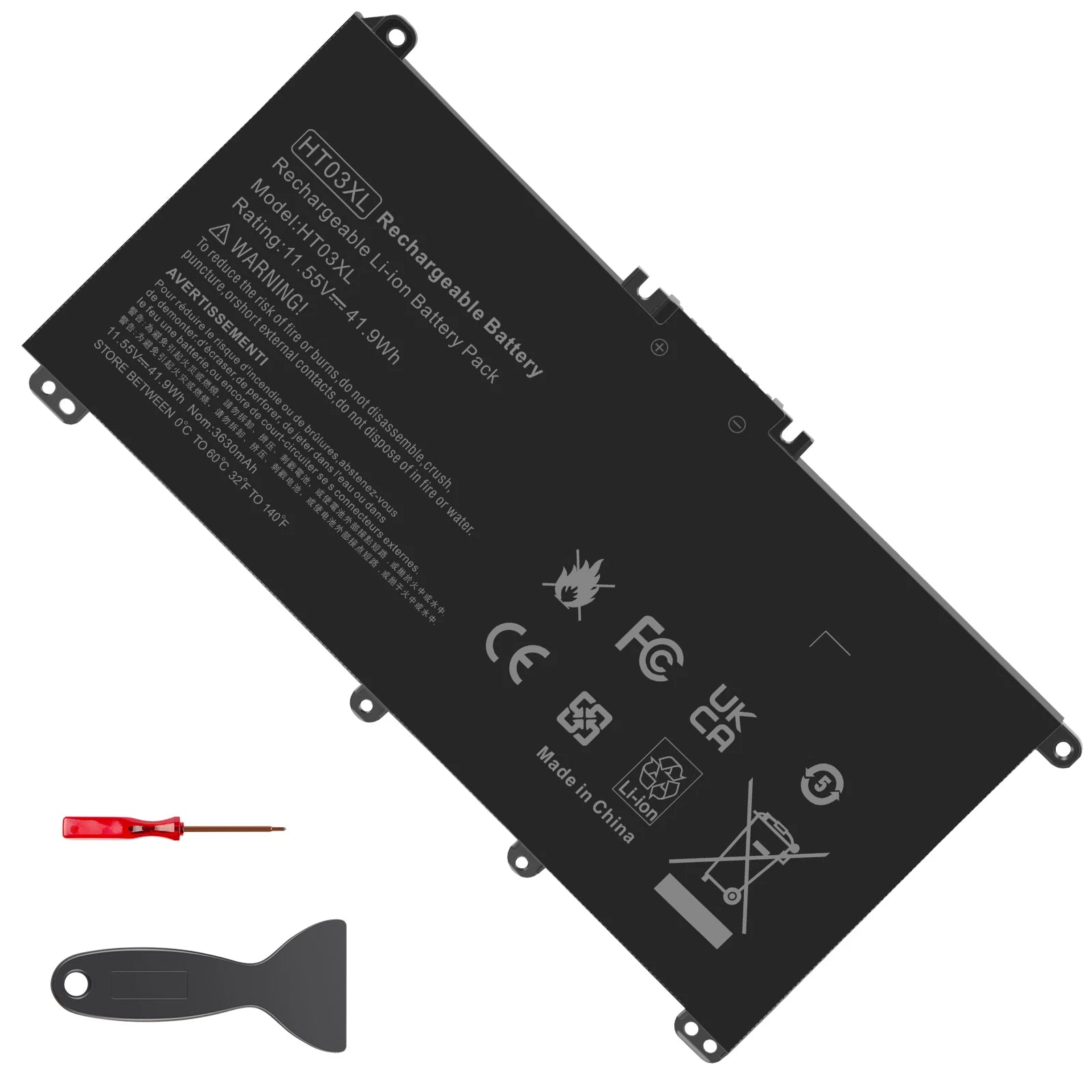 HT03XL Battery for HP Pavilion L11421-2C2 L11119-855 15-CS 15-DA / Charger