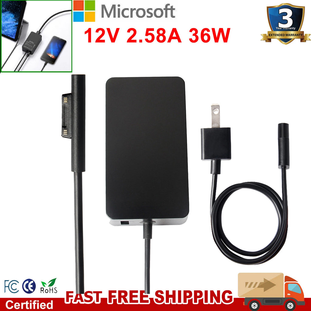 For Microsoft Surface Pro 3 / Pro 4 / Pro 5-2017 AC Adapter Charger