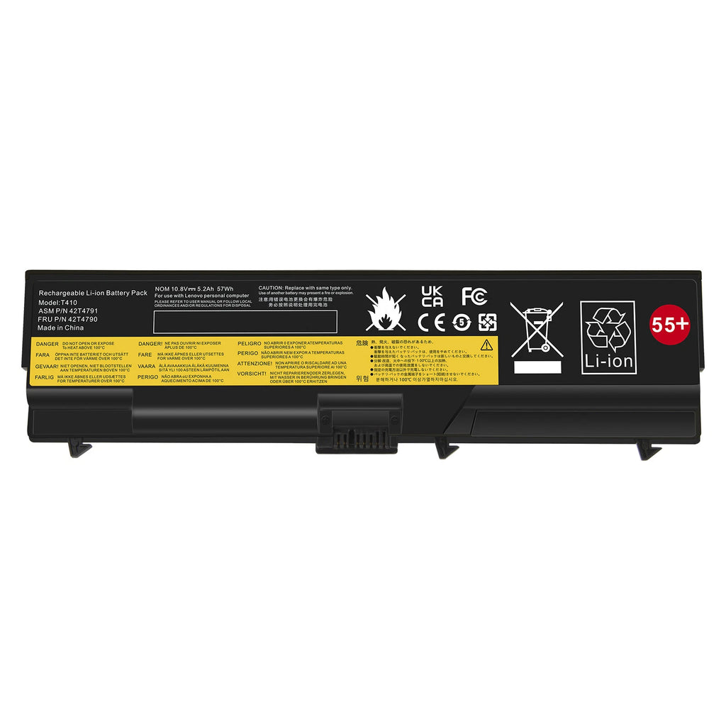 5200mAh SL410 Battery for Lenovo Thinkpad T410 T420 T510 T520 W510 W520 SL510