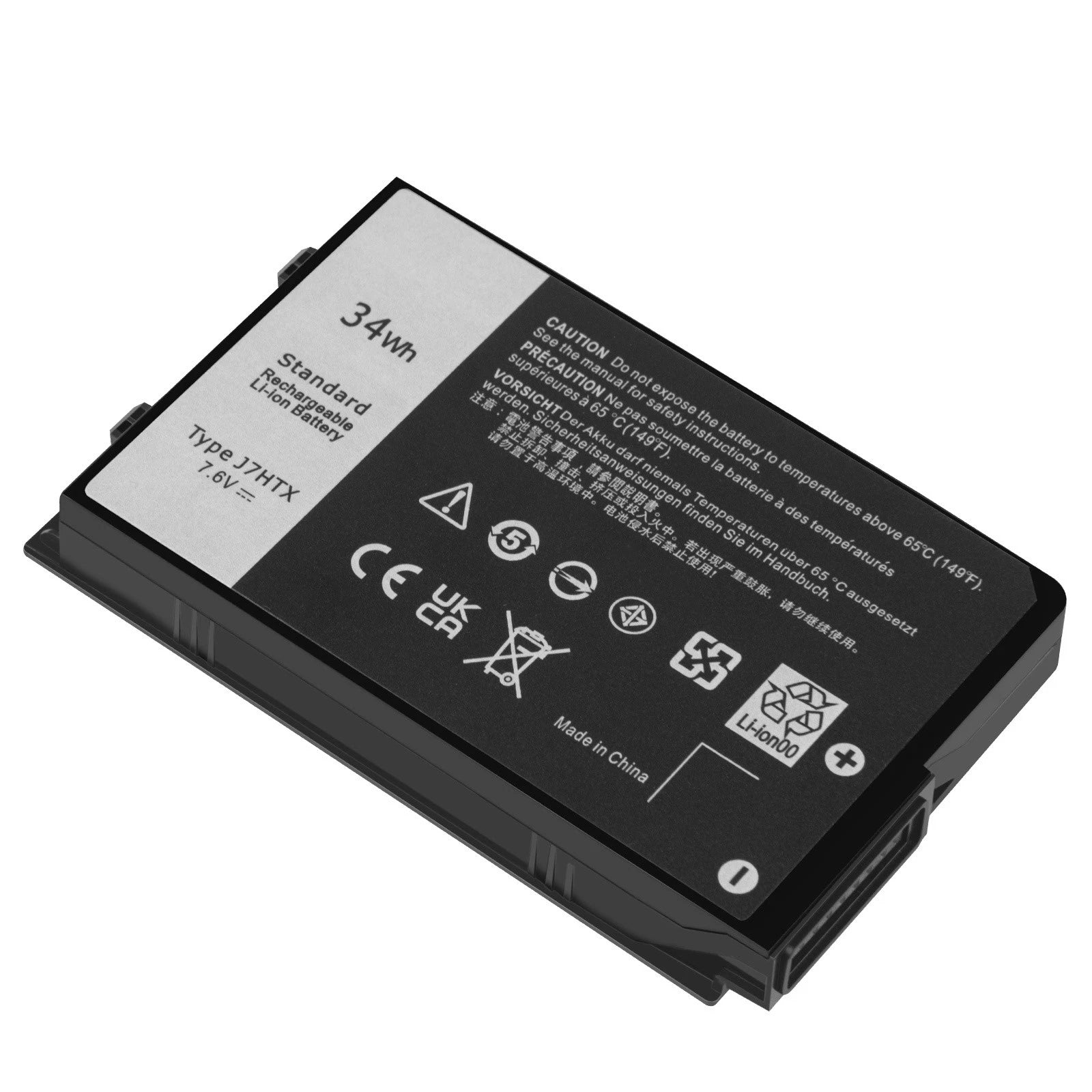 For Dell Latitude 12 7212 7220 Rugged Tablet Battery 34Wh 7.6V 2JT70 J7HTX 7XNTR