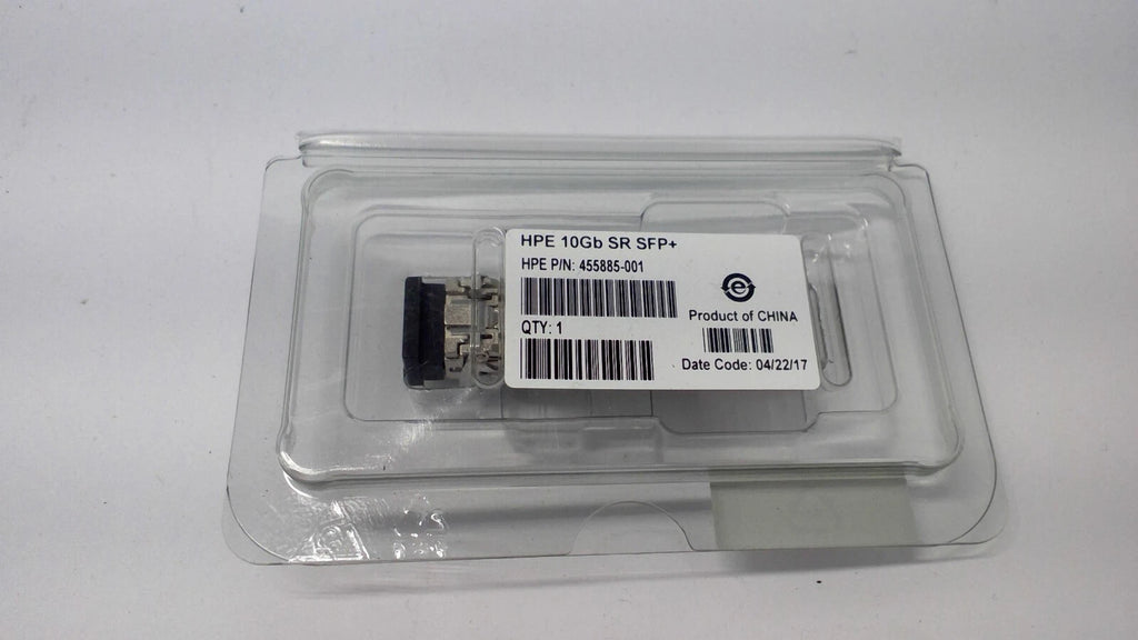 HPE 10Gb SR SFP+ Optical Transceiver PN 455885-001 NEW