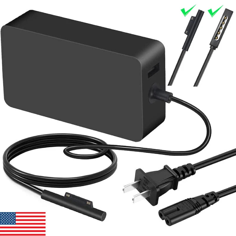 65W Tablet Laptop Charger for Surface Pro Series 3/4/5/6/7 Power Supply Adapter