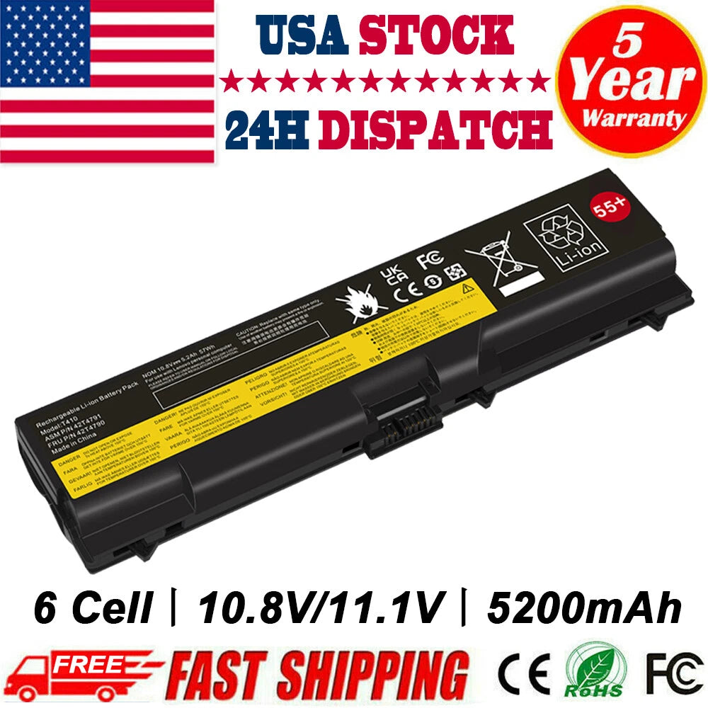 Notebook Battery for Lenovo Thinkpad T410I L410 L412 L420 L421 L520 SL410 SL510