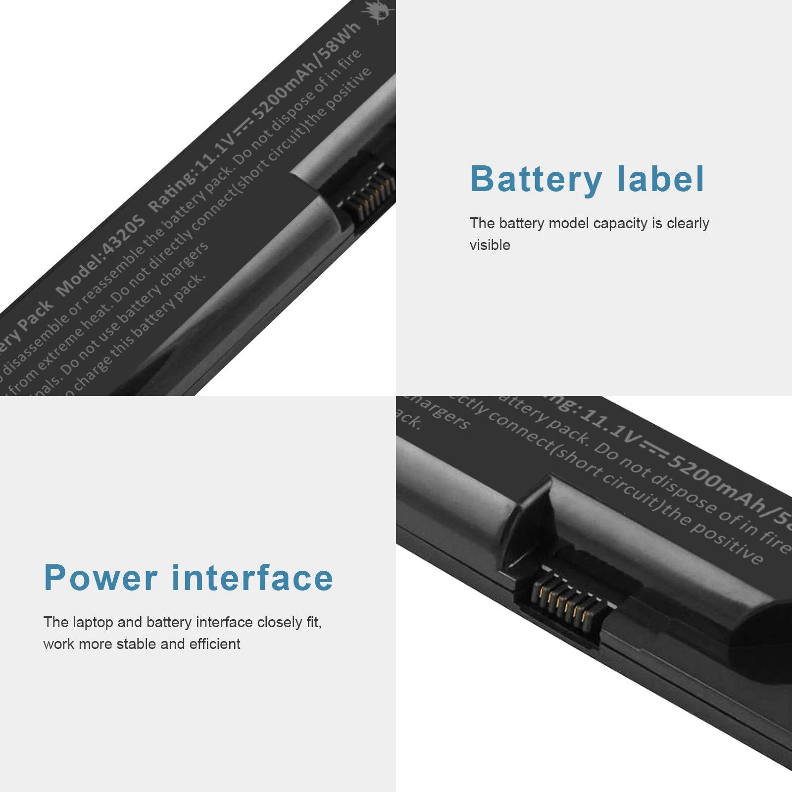 Battery For HP ProBook 4320s 4325s 4326s 4421s 4425s 4520s 4525s 4420s 320