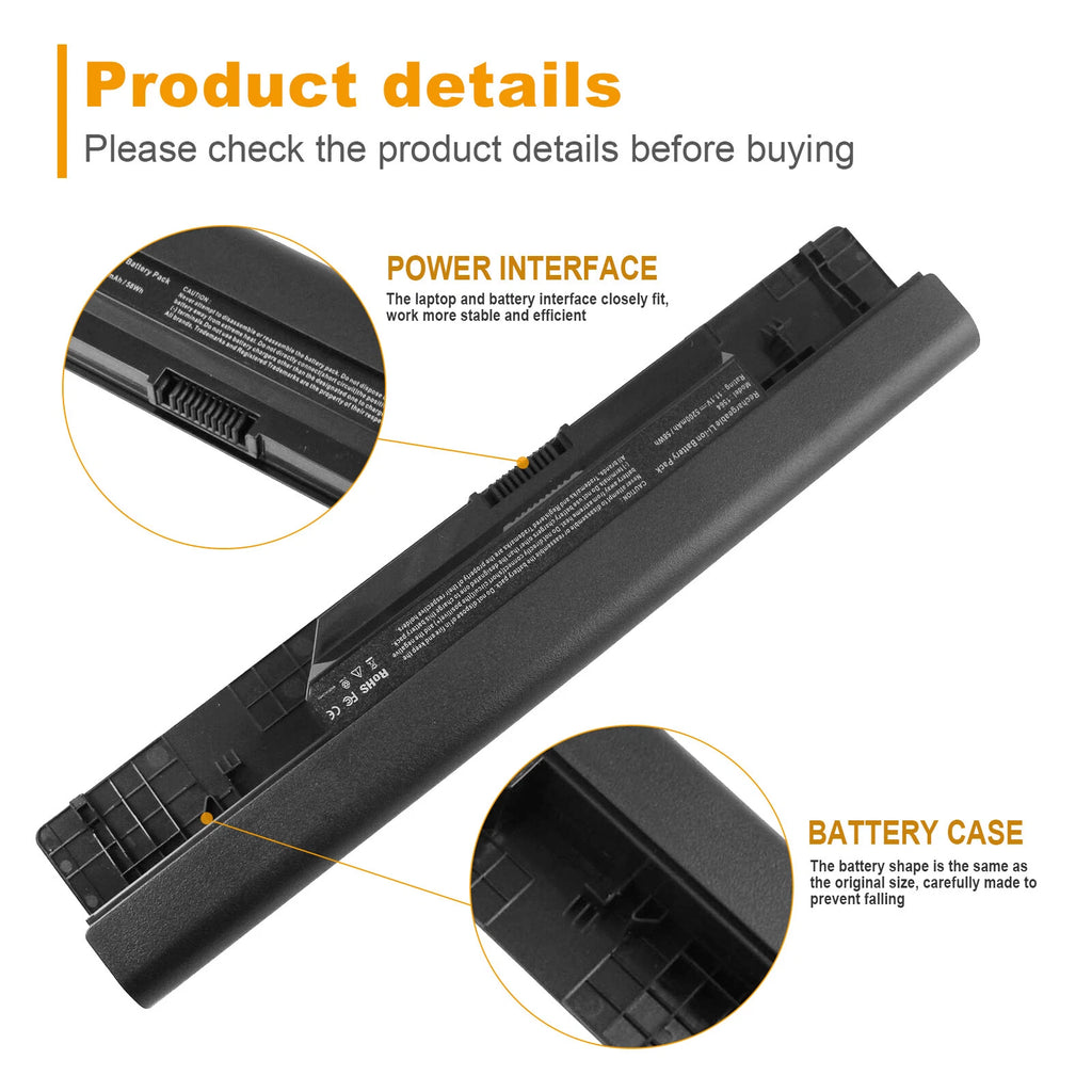 Battery for Dell Inspiron 14 1464 15 1564 1564D 17 1764 FH4HR NKDWV JKVC5 5YRYV