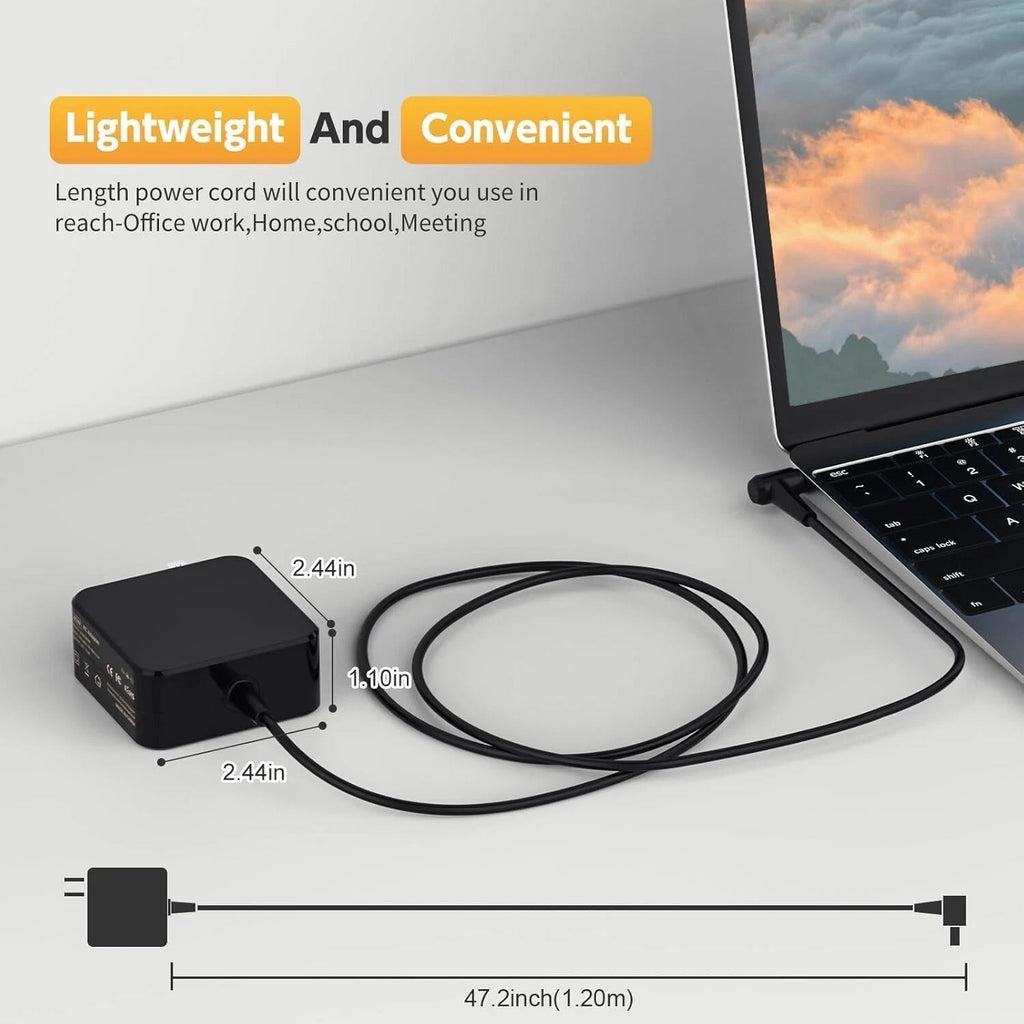 45W Laptop Charger for Asus Vivobook 14 15 17 F415 F415E F510U F510UA F512JA