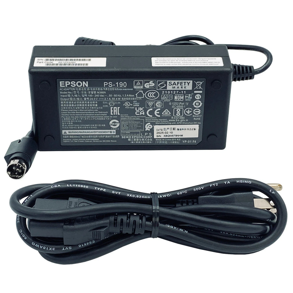 NEW ? Genuine EPSON AC Adapter For SNBC BTP-R880NP Compact POS Thermal Printer