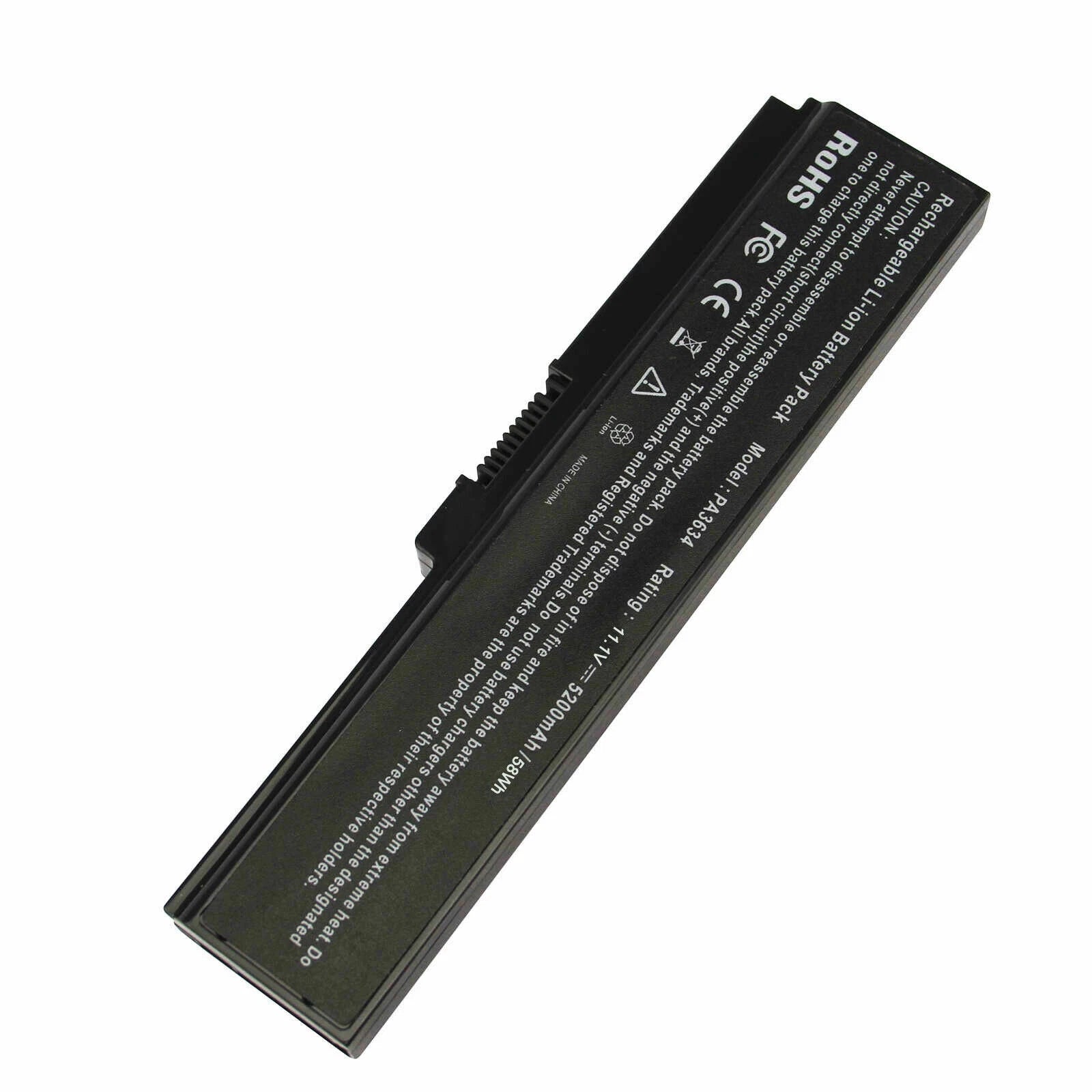 Battery for Toshiba Satellite U405-ST550W A665-S5170 C655D-S5080 L655D-S5116 PSU