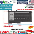 ?LOT UPGRADED BATTERY 3DDDG FOR DELL LATITUDE E5280 E5480 E5490 E5580 E5590 42Wh