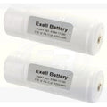 2pc MED Battery Fits Otoscopes O'donnell 7334, Powertron N1052, R&D 5224
