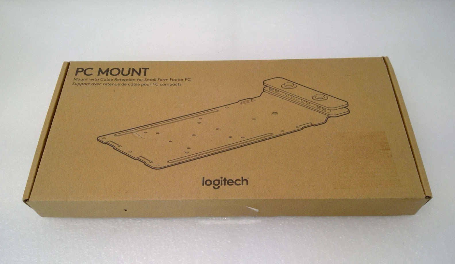NEW Logitech PC Mount Bracket 952-000097 W Cable Retention for Small Form PC