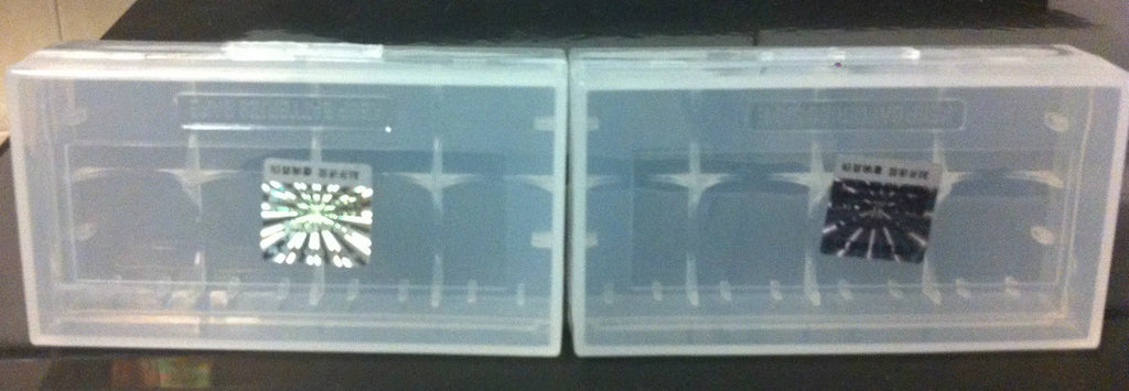 Brand New "2" Plastic Storage Case Holder Boxes for 17650, 18500, 18650 Battery