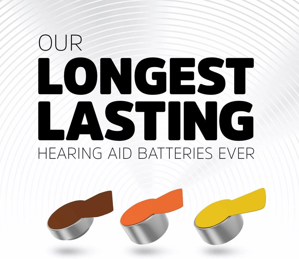 Energizer Hearing Aid Batteries Size 13 Orange Tab 8 Battery Count