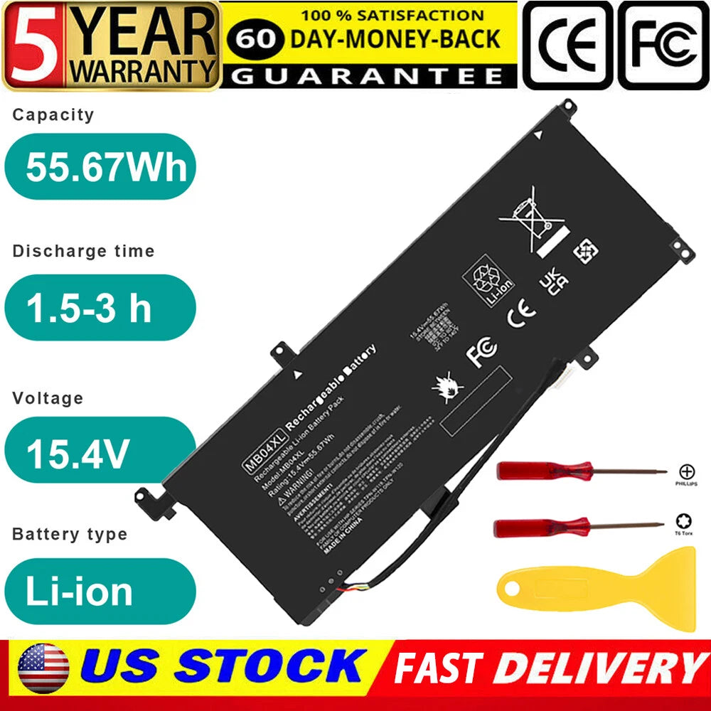MB04XL Battery for HP Envy x360 m6-aq105dx m6-aq103dx m6-aq003dx m6-aq005dx