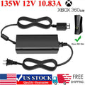 135W AC Adapter Brick Charger For Microsoft XBOX 360 Slim Power Supply Cord NEW