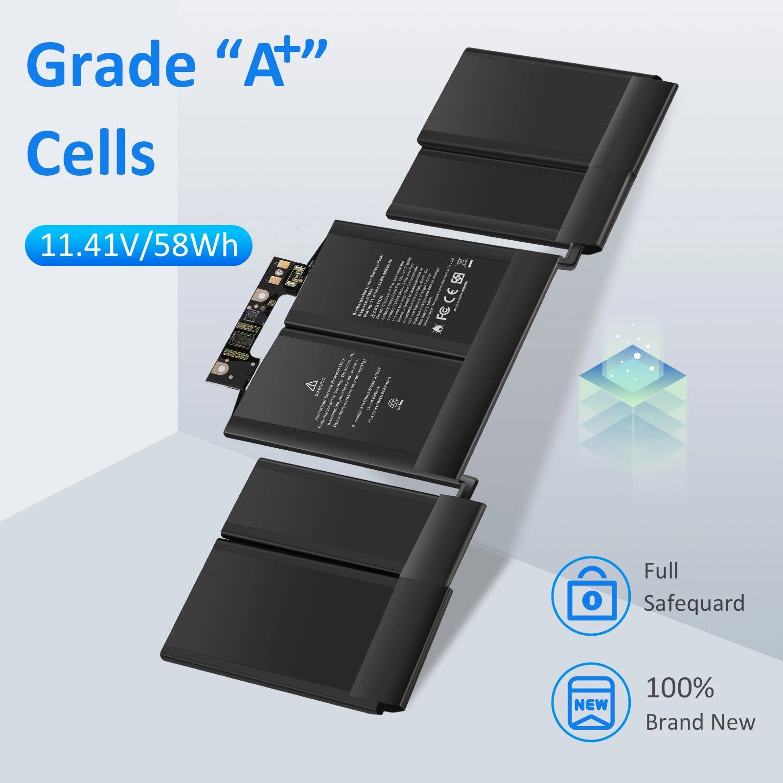A1964 Battery for Macbook Pro 13'' A1989 Mid 2018 2019 A2251 2020 EMC 3358 3348