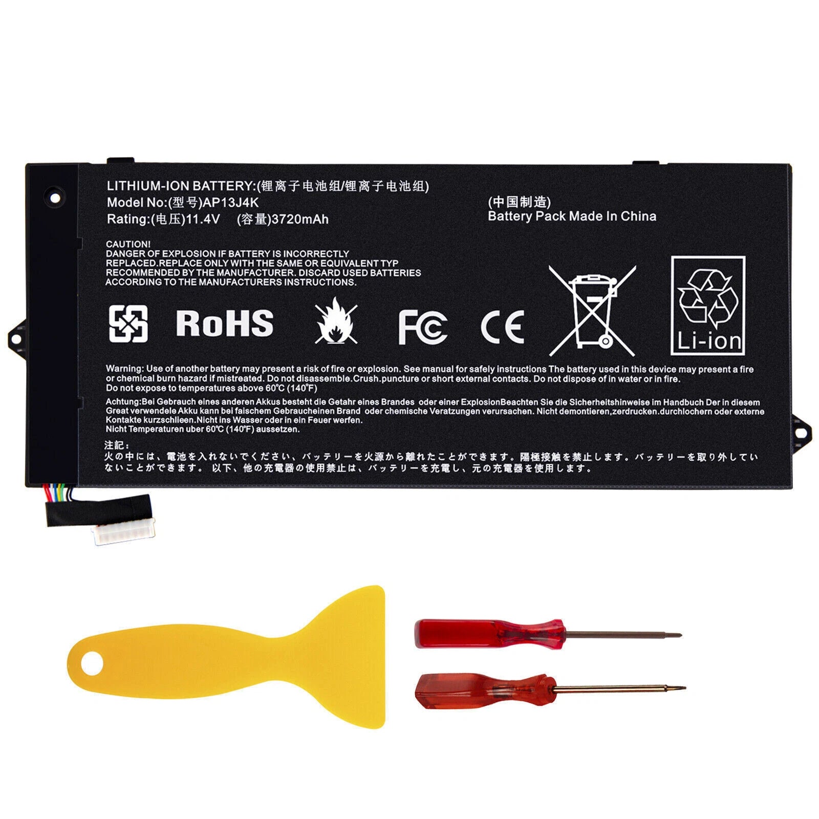 For Acer Chromebook C720 C720P C740 C740-C4PE Laptop Battery AP13J3K AP13J4K