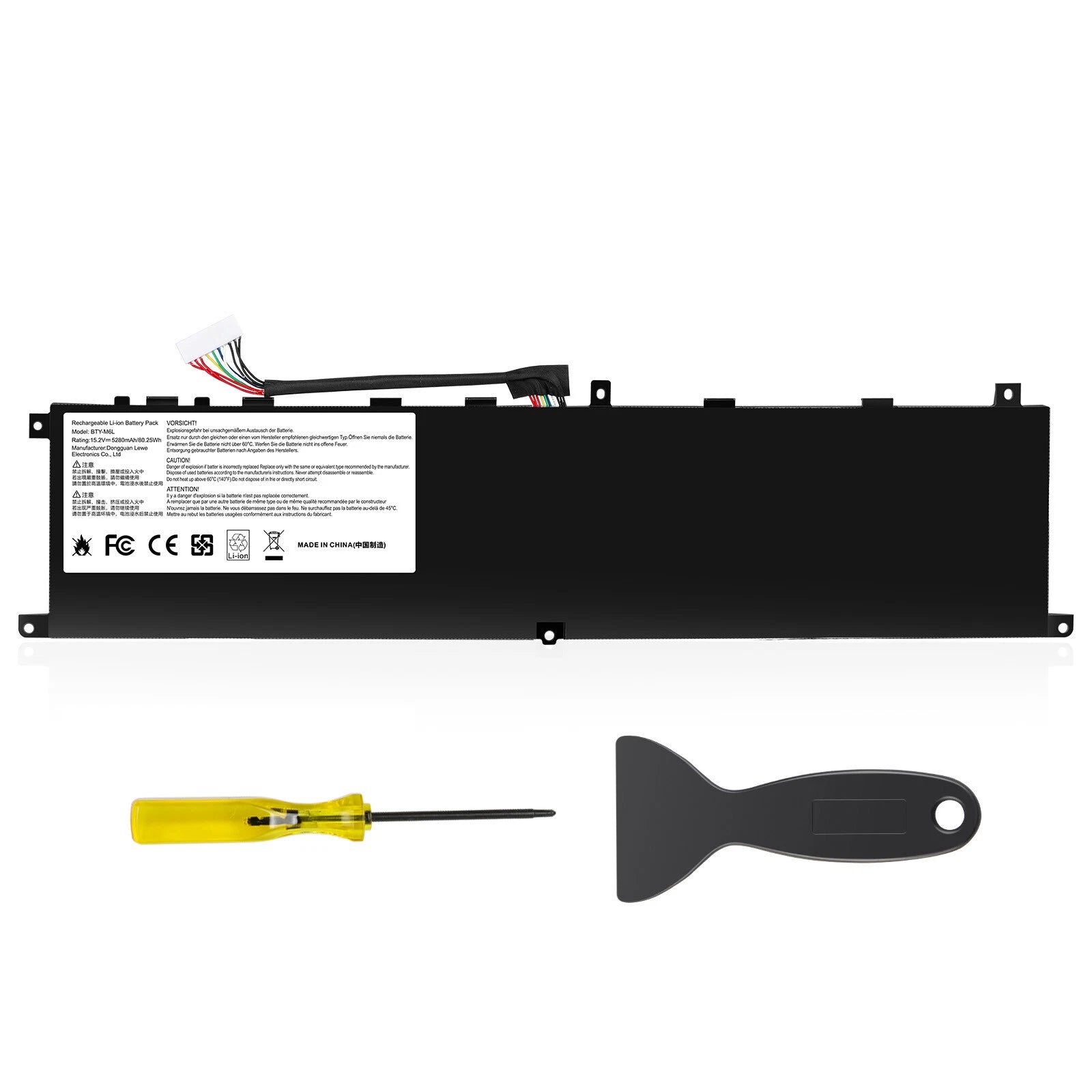 BTY-M6L Battery for MSI GS65 GS75 Stealth Thin8SE 8SF 8SG 9SD 9SE 9SG Modern 8RC