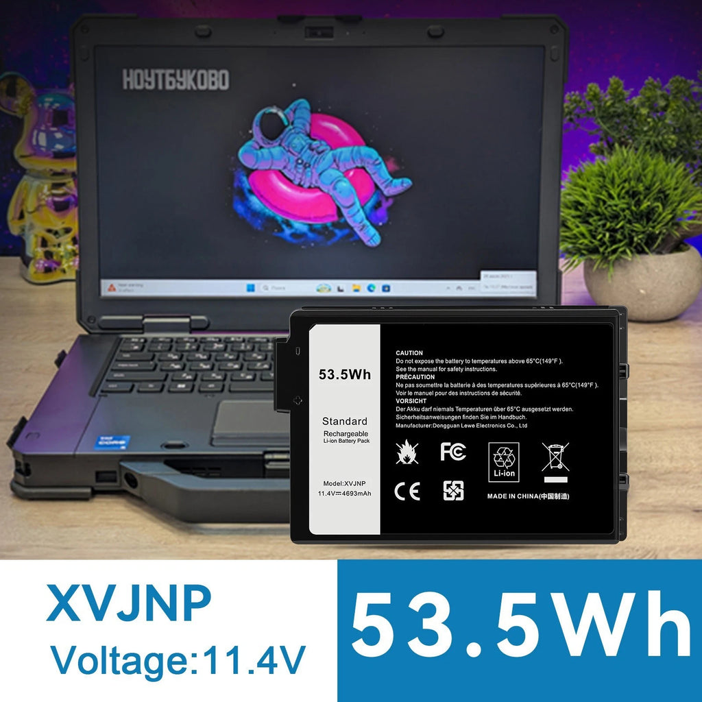 XVJNP Battery For Dell Latitude 5430 7330 Rugged Extreme P148G P149G 6JRCP M0TN3
