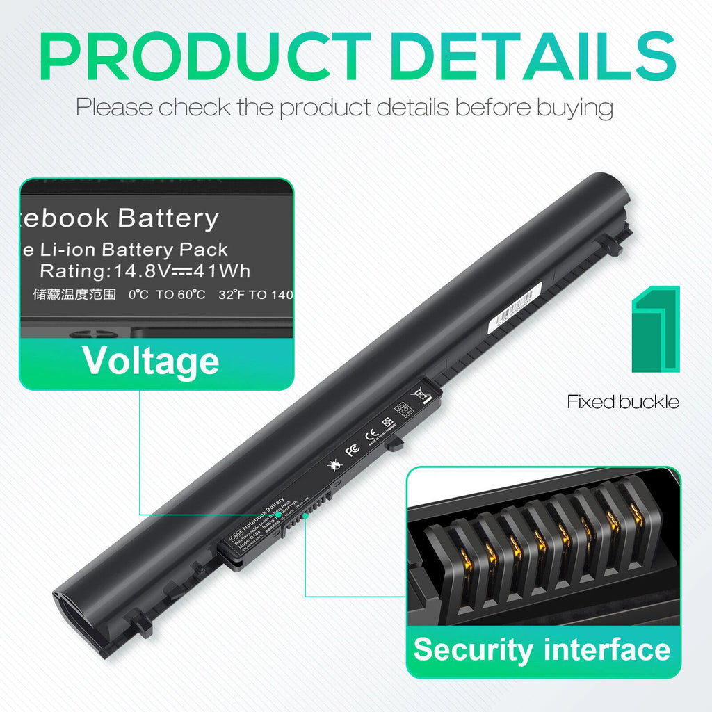 Spare 746641-001 Battery for HP OA03 OA04 740715-001 746458-421 4Cell 14.8V 41Wh