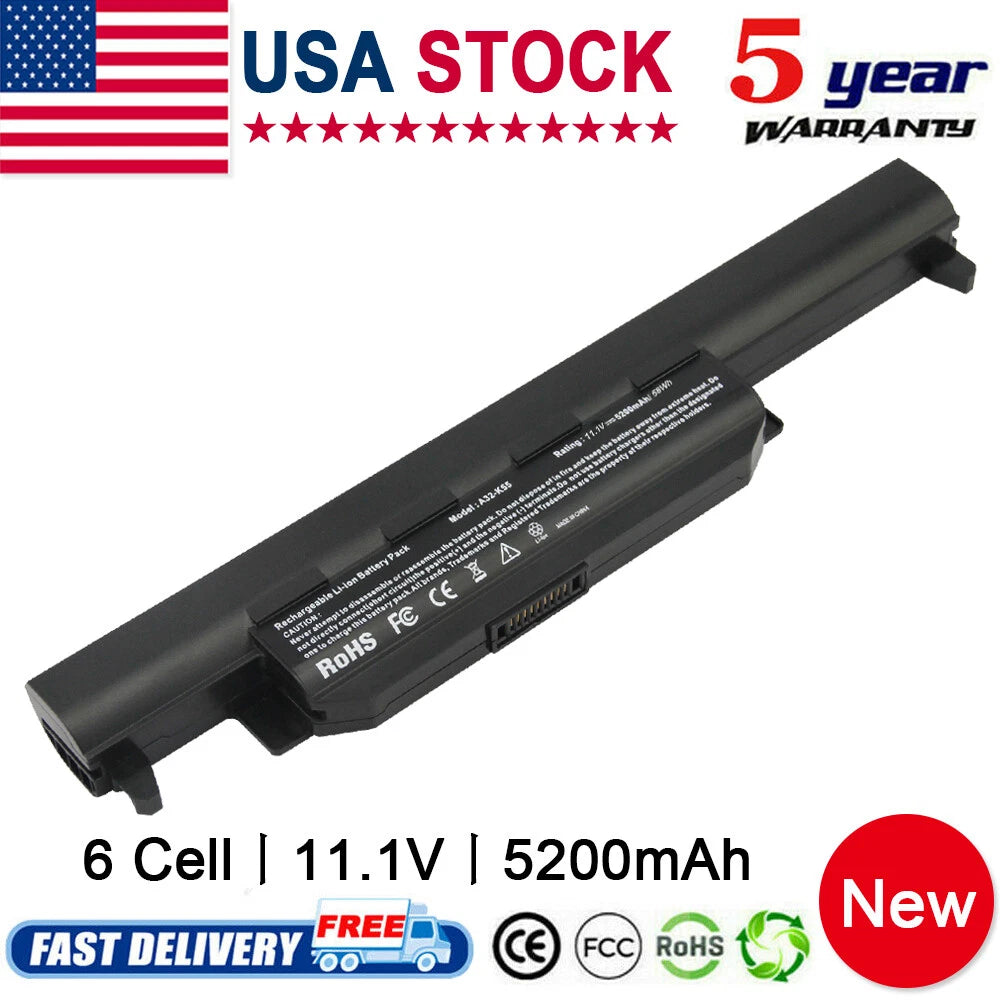 Laptop Battery for Asus U57A A45 X55 A75 K55N K45 K55A K75 X55A X55C A32-K55
