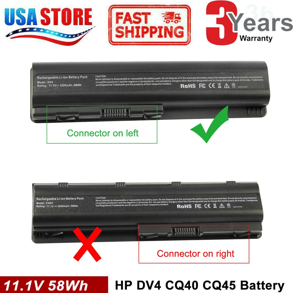 Battery for HP KS524AA KS526AA 462889-141 462890-542 484171-001 485041-001