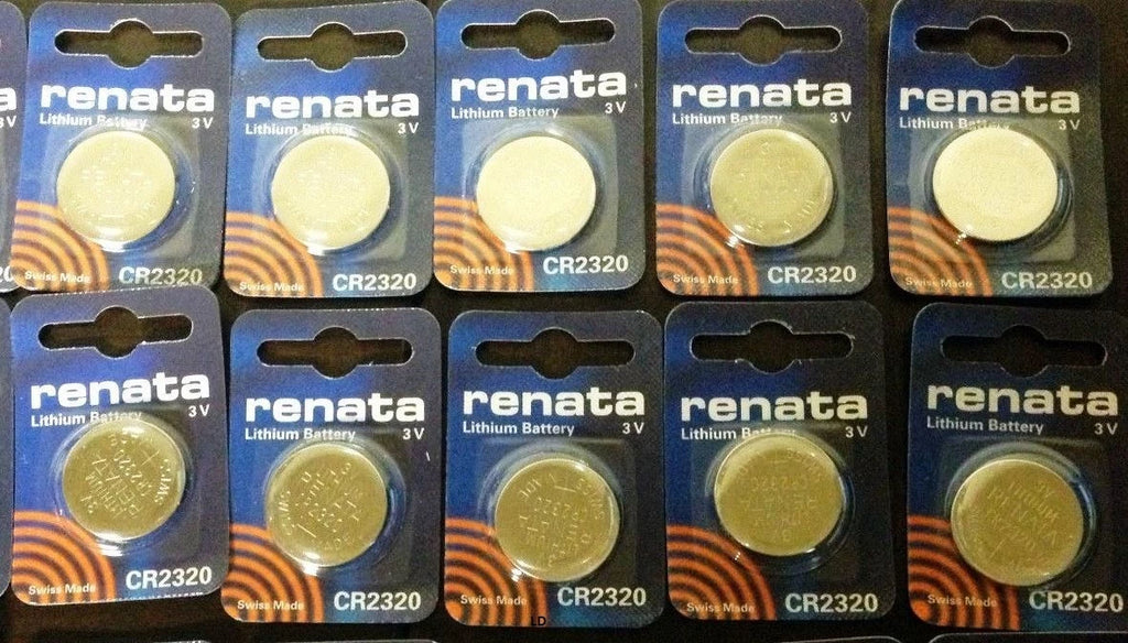 CR2320 RENATA WATCH BATTERIES 2320 (5 piece) New packaging Authorized Seller