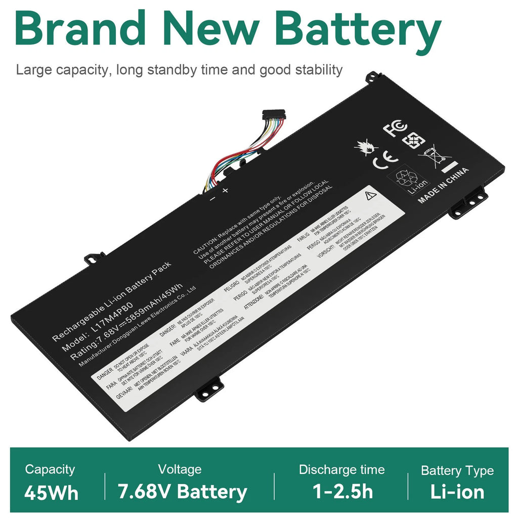 L17C4PB0 81EM L17M4PB0 Battery For Lenovo IdeaPad 530S 530S-14IKB Flex 6-14IKB