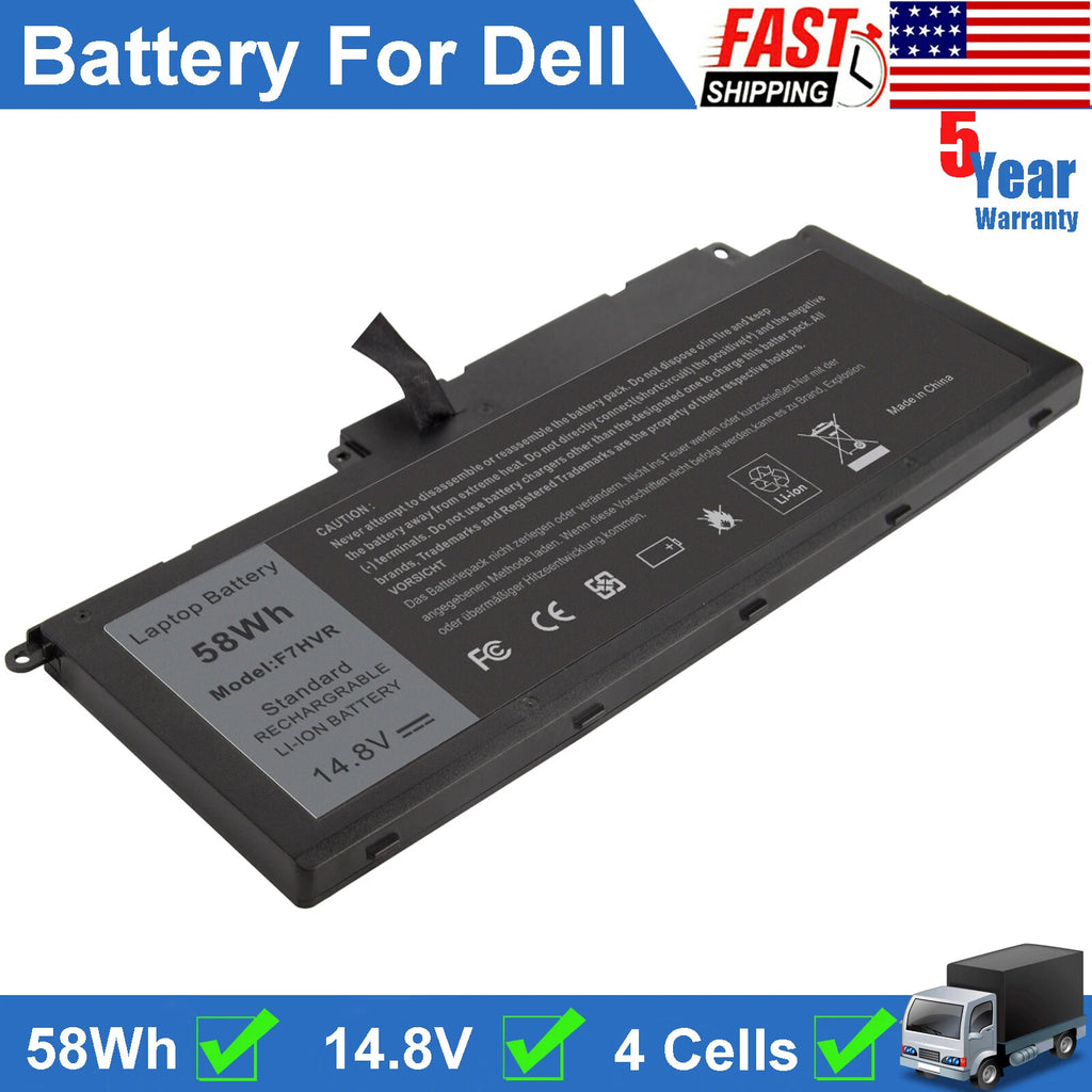 F7HVR Battery for Dell Inspiron 15 7537 17 7737 14 7437 062VNH G4YJM T2T3J NEW