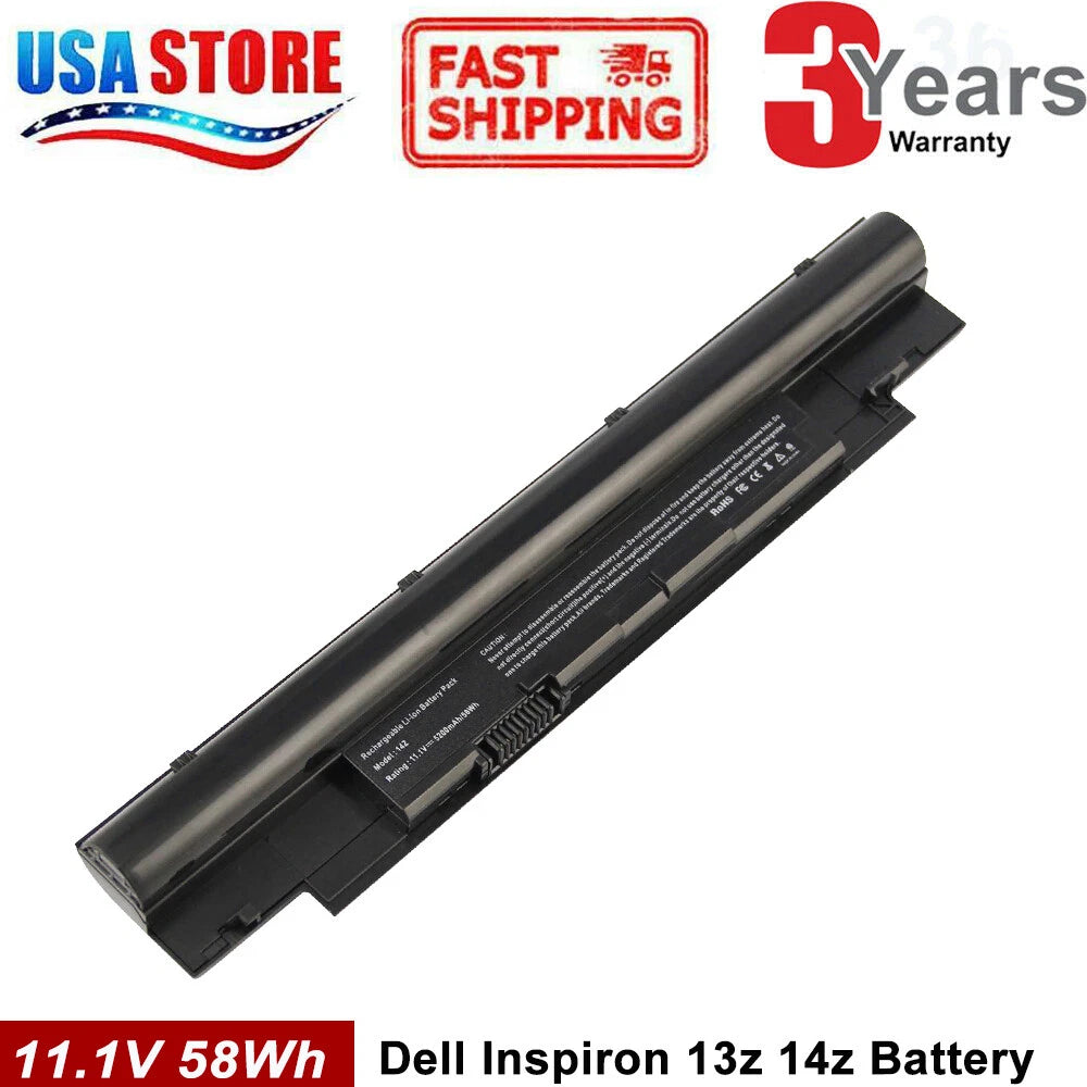 Battery for Dell Latitude 3330 Vostro V131 V131D V131R 312-1257/1258 H2XW1 JD41Y