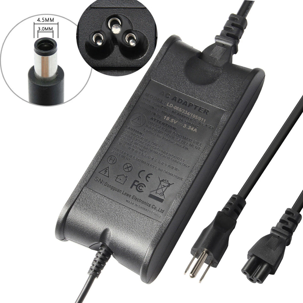 Charger AC Adapter For Dell Inspiron 15 3510 Vostro 15 3510 P112F Power Cord 65W