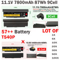 ??LOT 57++ Battery T540p For Lenovo ThinkPad L440 L540 T440p W540 7800mAh 9Cells
