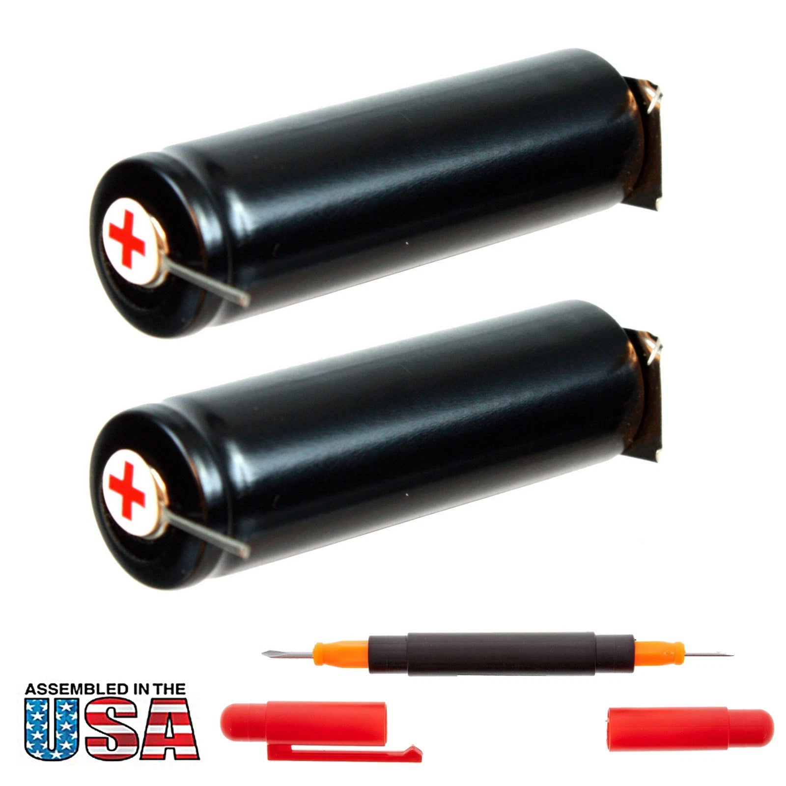 2x Razor Battery EBR-20 For Cordless Electric Razors