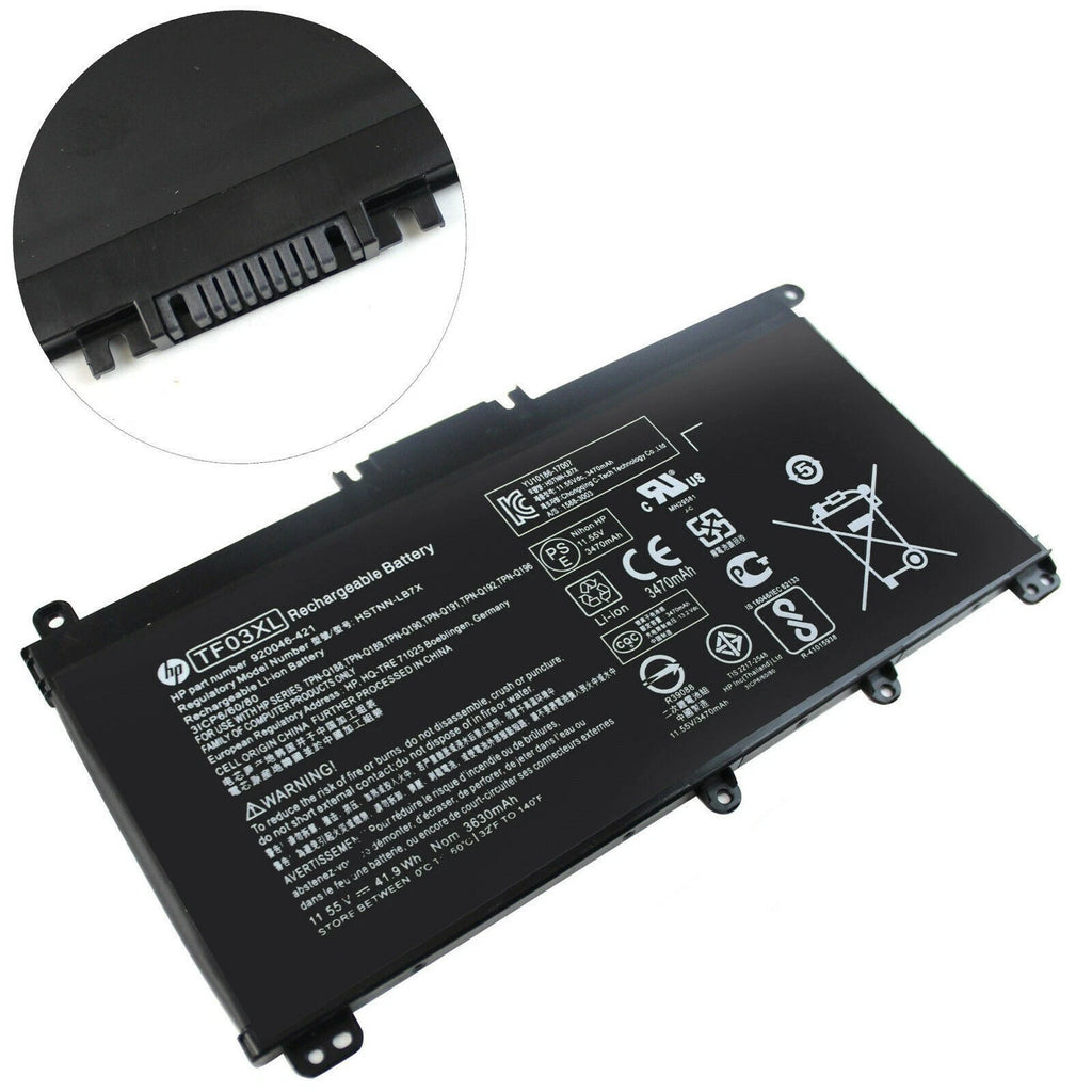 Genuine TF03XL Battery For HP Pavilion 15-CC 15-CK 15-CD 14-CD Series 920070-855