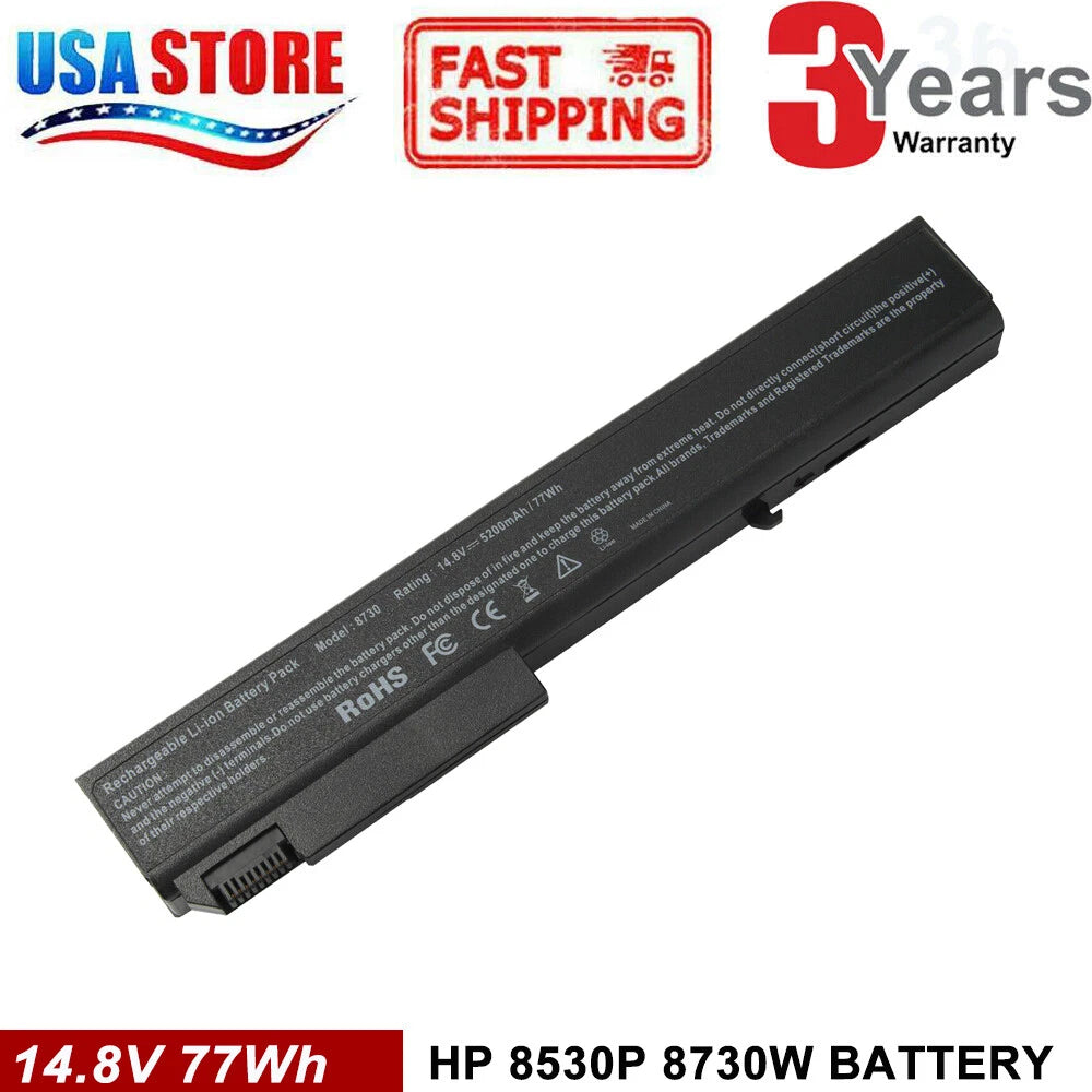 8 Cells Battery for HP EliteBook 8530p 8530w 8540p 8540w 8730p 8730w 8740w CL