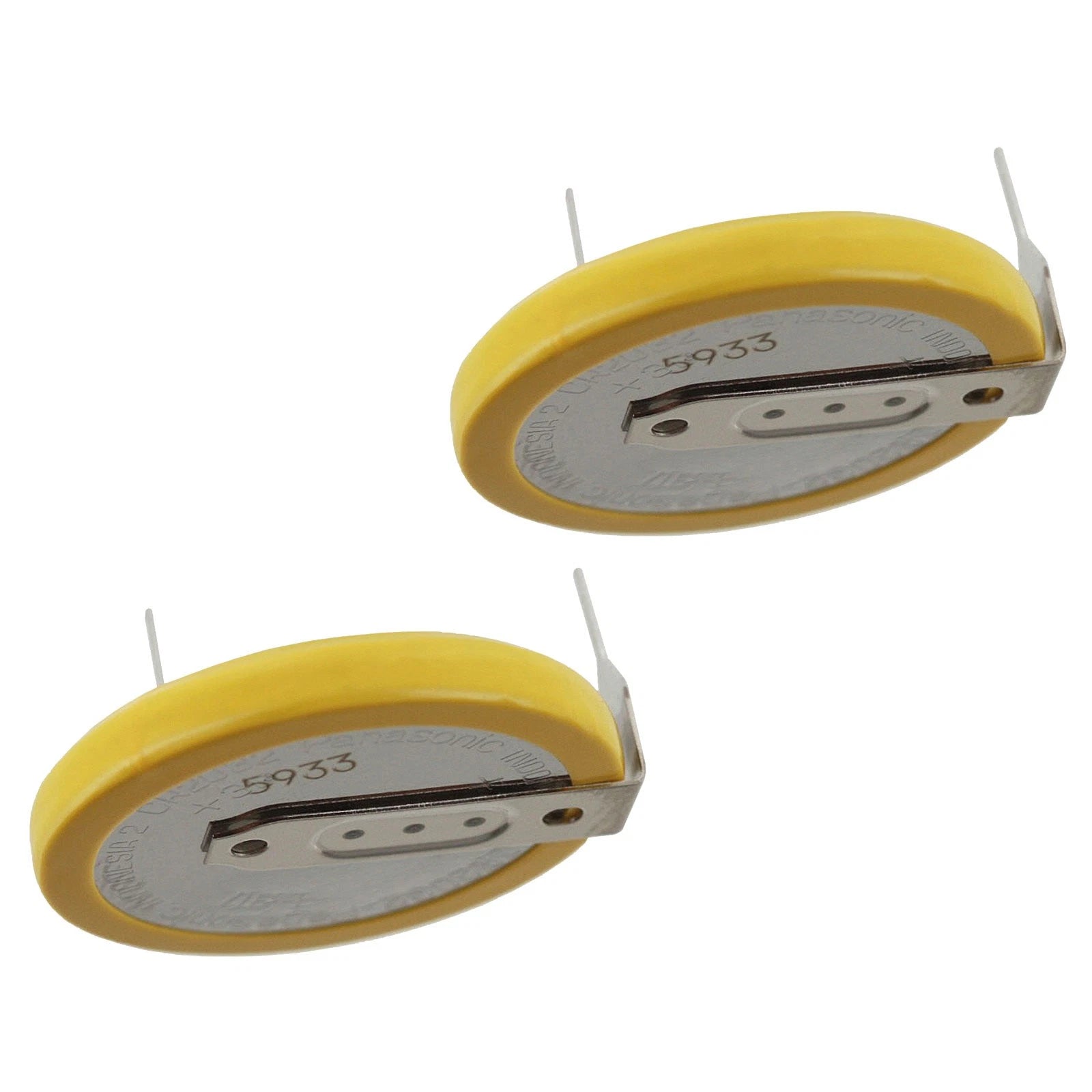 2x CR-2032/HSN 3V Lithium Coin Battery Horz 2 Pins Pentium PC Power