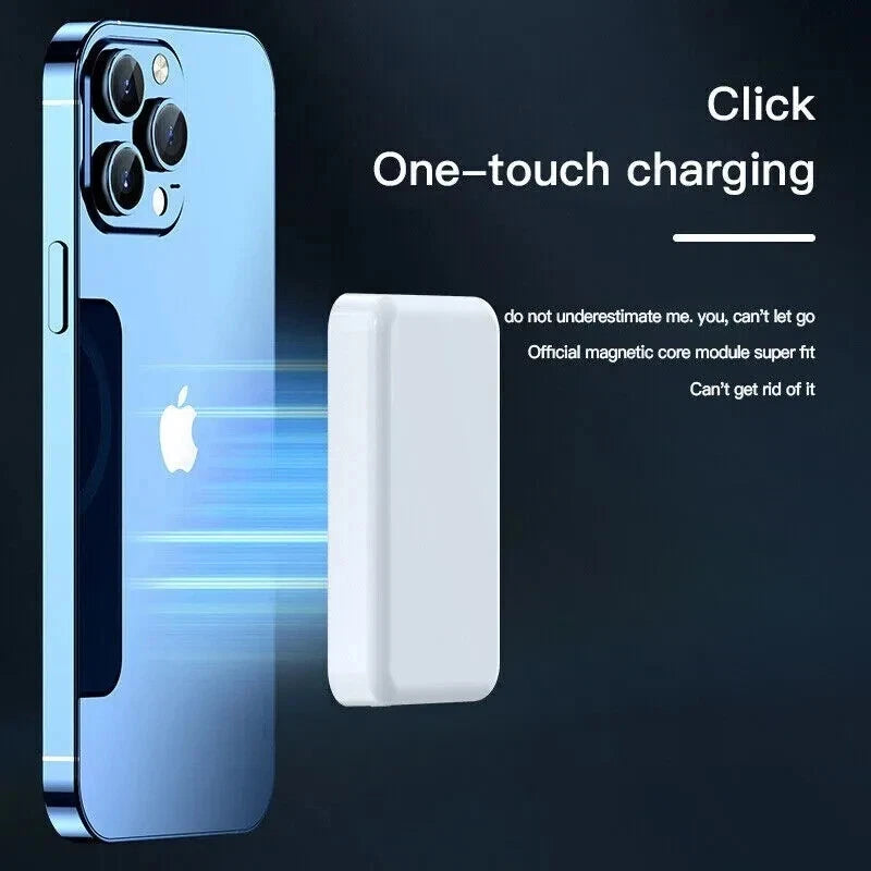 10000mAh Power Bank Magnetic Battery Pack Wireless Charger for iPhone 16/15/14/X
