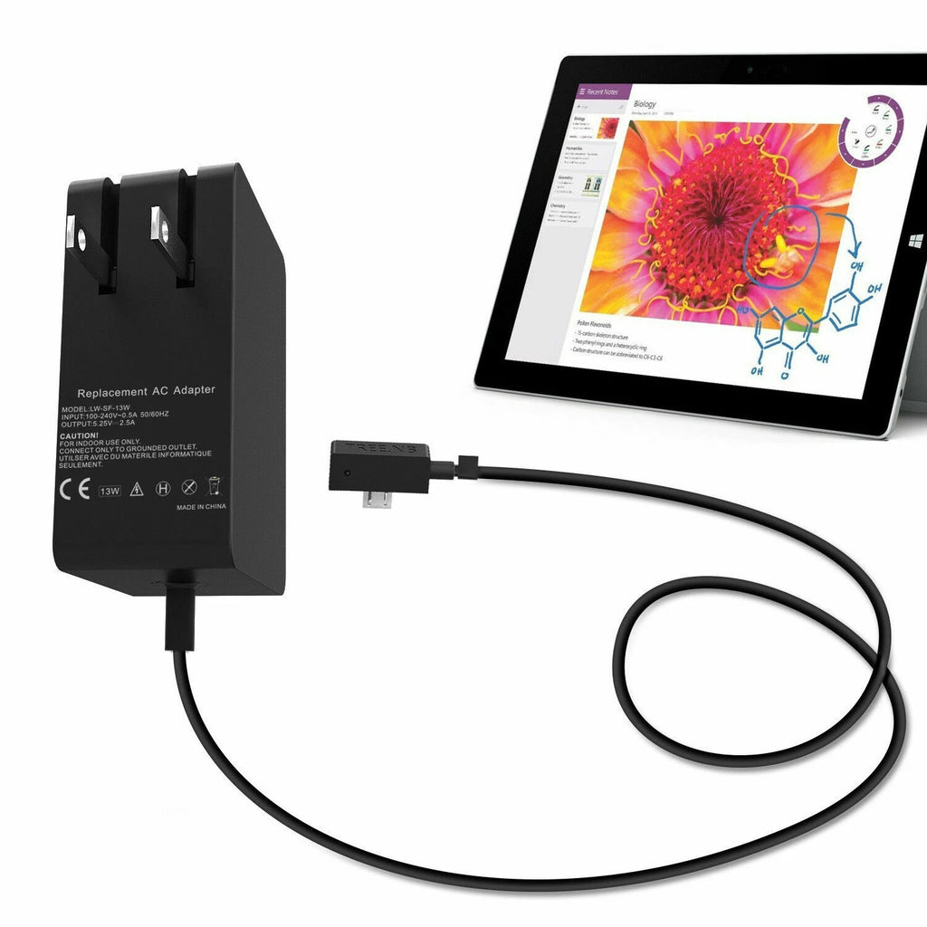 13W/15W 5.2V 2.5A AC Adapter For Microsoft Surface 3 Model 1623 1624 1645 Tablet