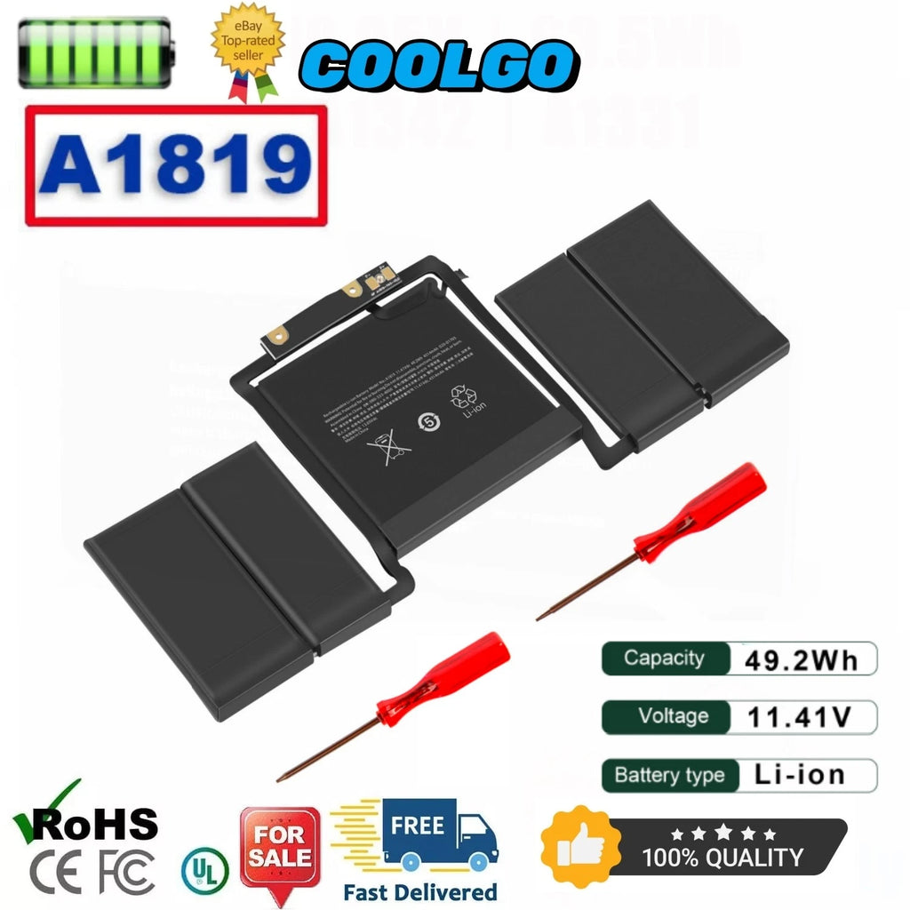 ?A1819 A1706 Battery for Macbook Pro 13" A1706 Later 2016 mid 2017 EMC 3071 3163