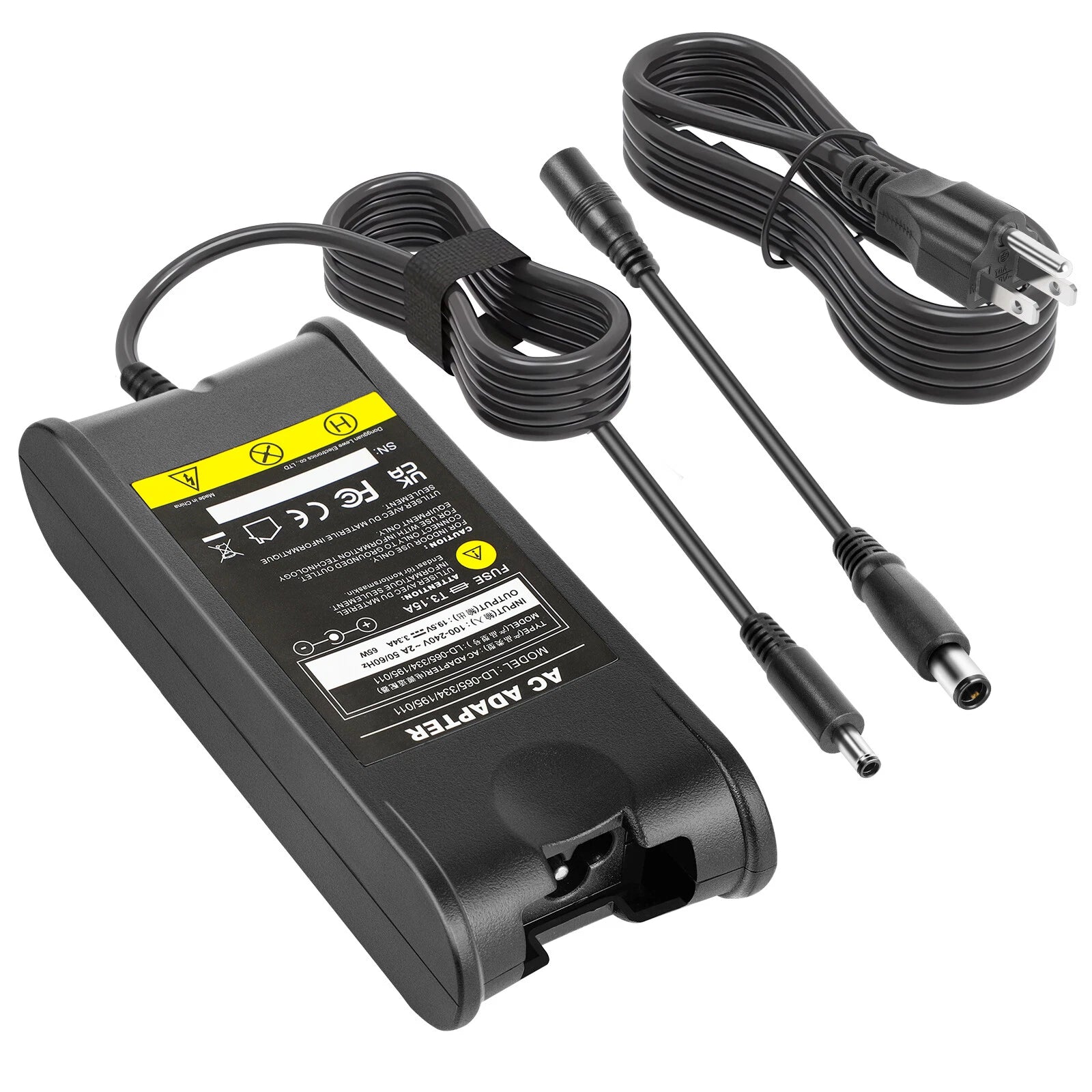 For DELL 65W PA-12 Inspiron 6TM1C AC Power Adapter Charger LA65NS2-01 4.5mm&7.4m